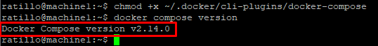 Comando para comprobar la versi贸n de Docker Compose instalada